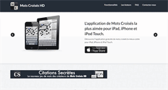 Desktop Screenshot of motscroiseshd.com