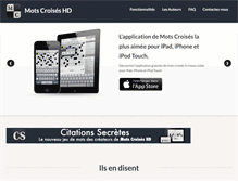 Tablet Screenshot of motscroiseshd.com